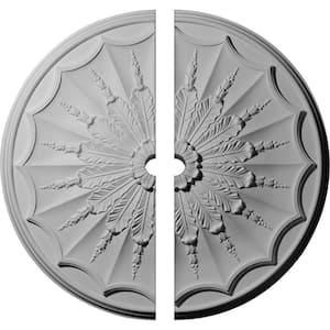 27-1/8 in. x 2 in. x 2-5/8 in. Artis Urethane Ceiling Medallion, 2-Piece (Fits Canopies up to 2 in.)