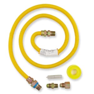 5 ft. Thermal Excess Flow Valve Gas Dryer Connector Kit