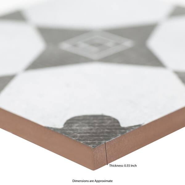 MSI Zaria Sakura 8 in. x 8 in. Matte Porcelain Floor and Wall Tile