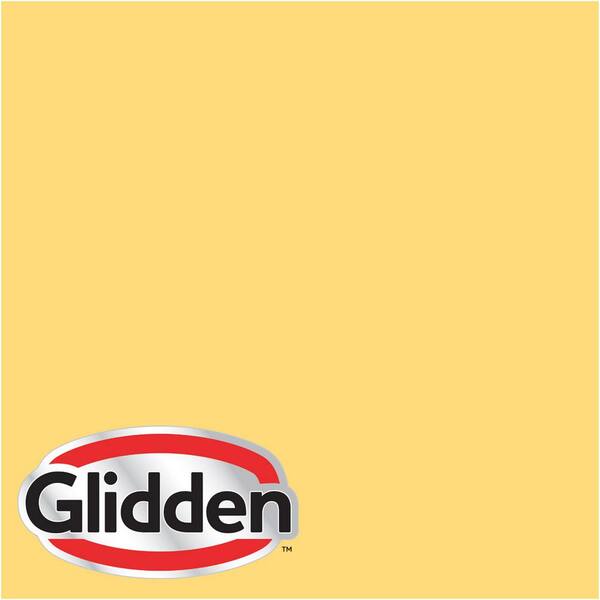 Glidden Premium 5 gal. #HDGY40U Yellow Rose Satin Interior Paint with Primer