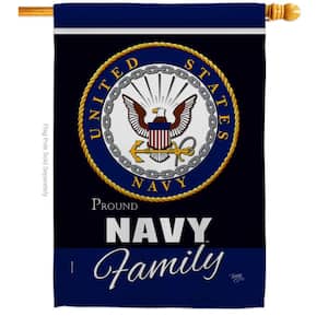 Flag By Yard Navy 70x105cm 