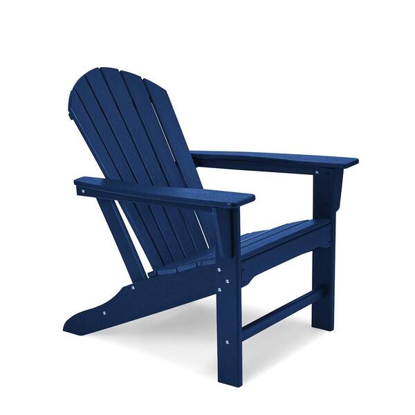 Edyo Living Modern Curveback Navy Blue Plastic Resin Outdoor Patio Adirondack Chair Adc01 Nav Edyo Living Modern Curveback Navy Blue, Keter Troy Blue Resin Adirondack Chair