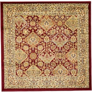 Voyage Colonial Red 4' 0 x 4' 0 Square Rug