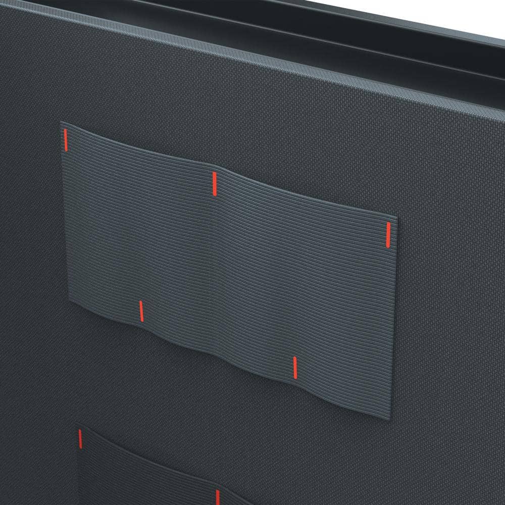 Black Fireproof Digital Gun Safe with Dual Lock System