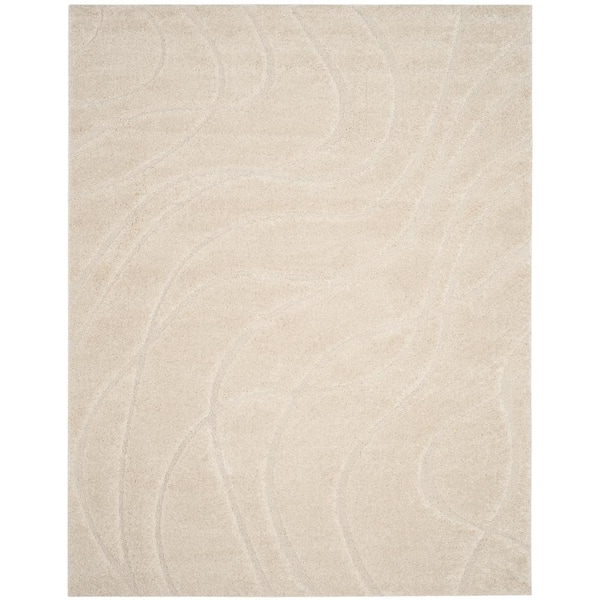 Florida 10 ft. x 13 ft. Creme Abstract Area Rug
