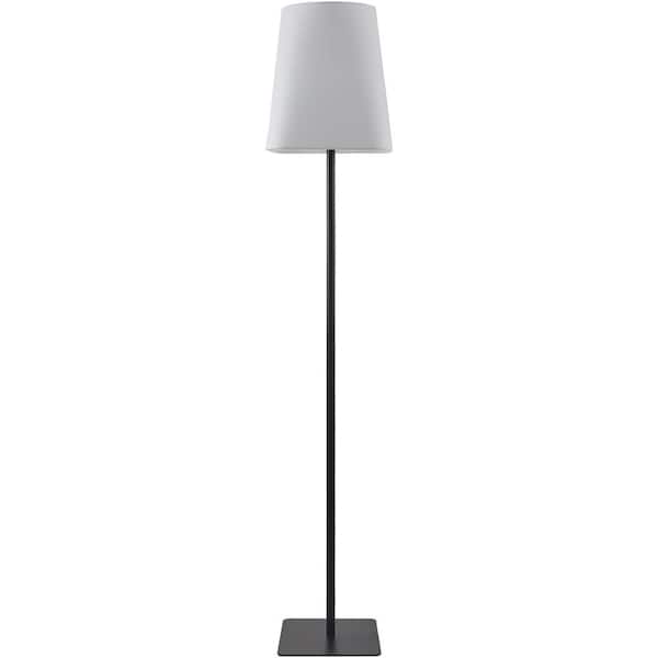 Livabliss Pique PIU-001 66 in. H x 14 in. W x 14 in. D Accent, Black, Standard, Floor Lamp