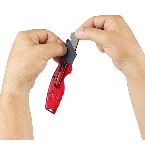 Milwaukee - FASTBACK Compact Folding Utility Knife with General Purpose Blade (3-Pack)