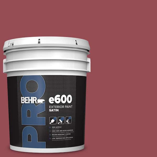 BEHR PRO 5 gal. #PPU1-11 Crantini Satin Exterior Paint