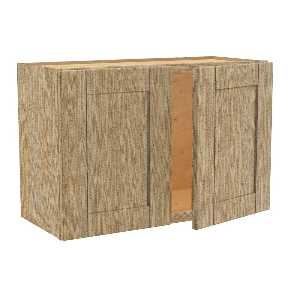 Washington 27 in. W x 12 in. D x 18 in. H Assembled Plywood Wall Kitchen Ca