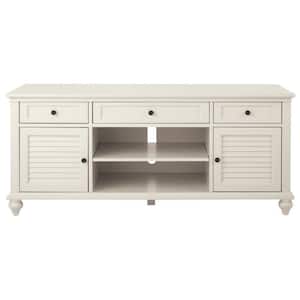 Hamilton 59 in. Off-White 3-Drawer TV Stand