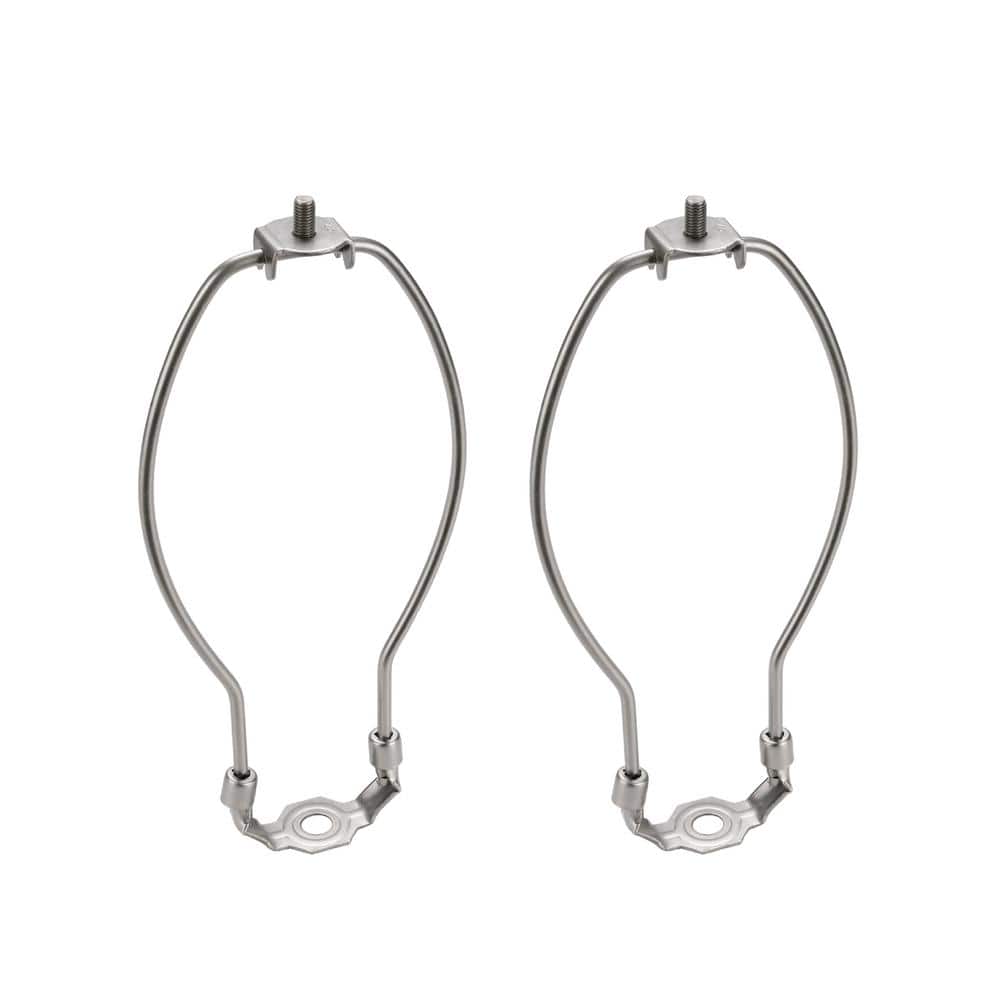 7-Inch Satin Nickel Detachable Lamp Harp Set