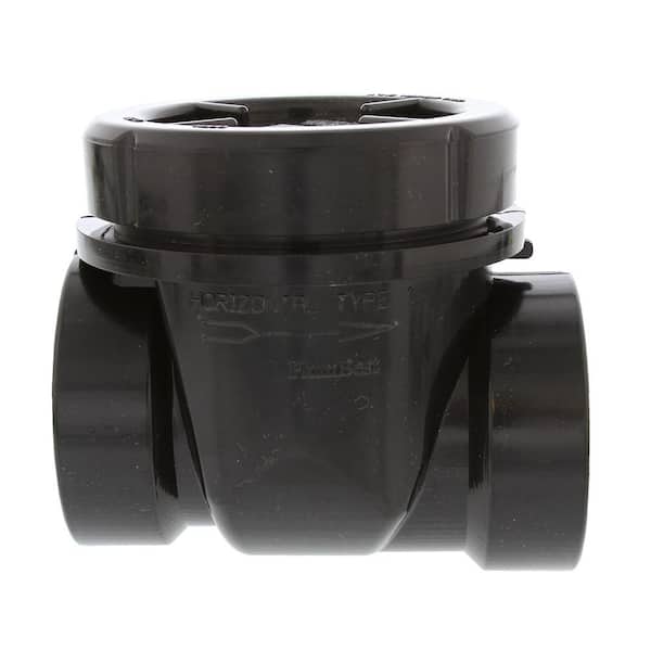 JONES STEPHENS 2 in. ABS Backwater Valve for Drainage Systems