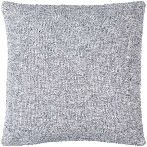 Artistic Weavers Saanvi Gray Woven Down Fill 22 in. x 22 in. Decorative Pillow