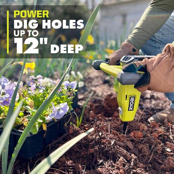 RYOBI - ONE+ 18V Cordless Earth Auger with 3 in. Bit, 2.0 Ah Battery and Charger