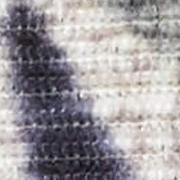 2 ft. x 8 ft. White Floral Washable Area Rug