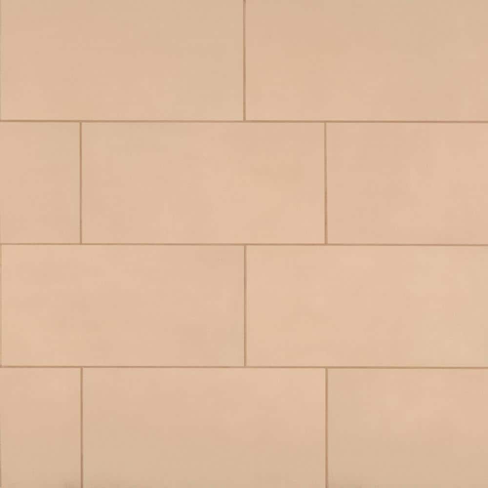 Sample-Sahara Rectangular 4 in. x 5 in. Matte Rose Porcelain Tile price history on PriceWatchPro