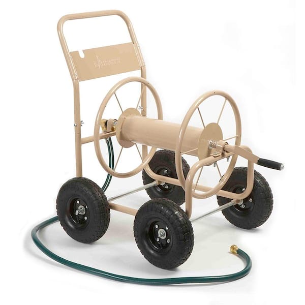 LIBERTY GARDEN 300 ft. 4-Wheel Industrial Hose Cart