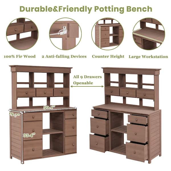 Mondawe 19.7 in. 2-Drawer Cabinet Chest, Green