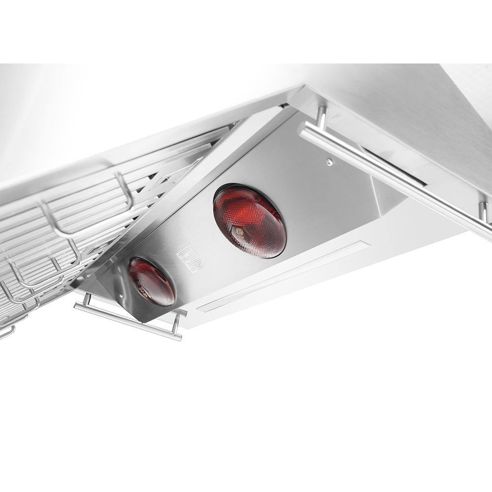 Savona 48" Stainless Steel Wall Mount Range Hood with Hybrid Filters