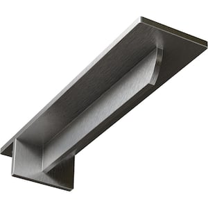 12 in. x 3 in. x 2 in. Stainless Steel Unfinished Metal Heaton Bracket