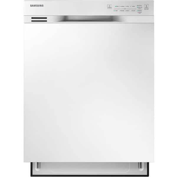 Samsung 24 in. Front Control Dishwasher in White with Stainless Steel Tub, 50 dBA