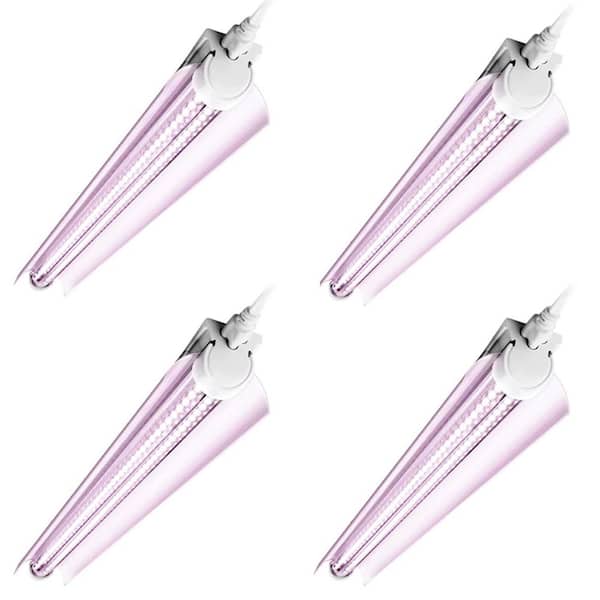 OBJLGEV 96W 2 ft. T8 Full Spectrum Sunlight LED Grow Light Strips