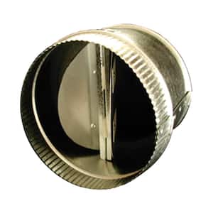 Duct 7 in. Round In-Line Damper for Range Hood