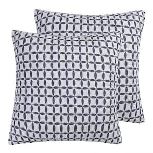 INK+IVY Camila Cotton Quilted Euro Sham - White - 26 x 26 - 8473133