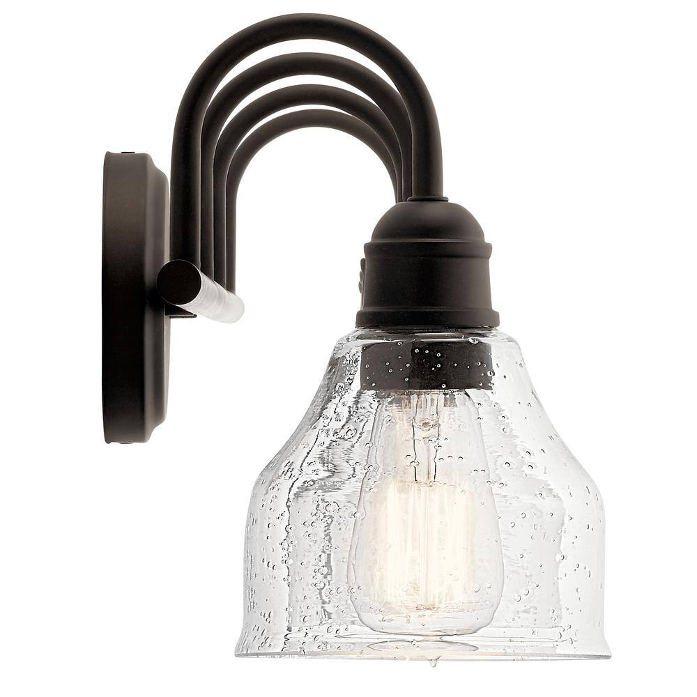 Transitional 33'' Distressed Bronze Wall Mounted Ambient Light Fixture
