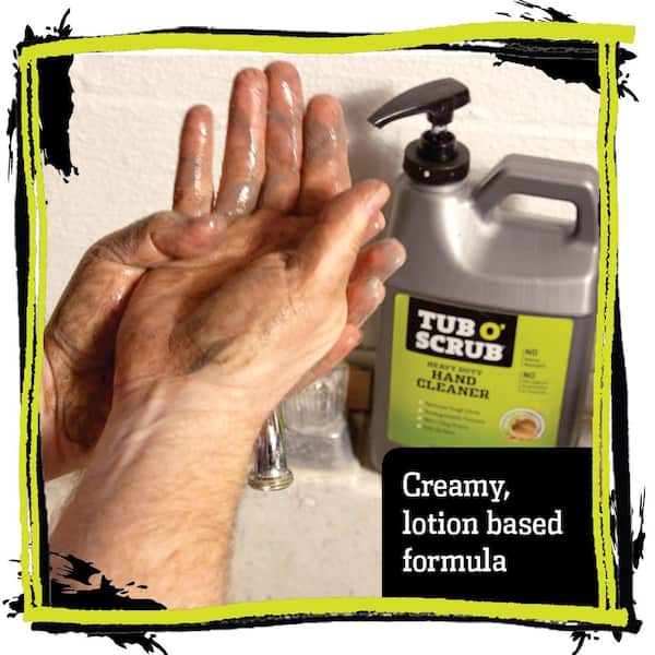 Grip Clean All Natural Heavy Duty Hand Soap - Half Gallon Countertop Jug 