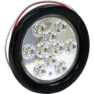 4 in. Clear Round Backup Light Kit with 10 LED