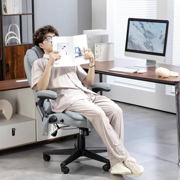 Vinsetto 6 Point Vibrating Massage Office Chair with Lumbar Heat