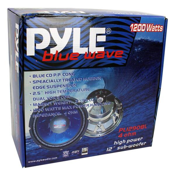 pyle plbw124 12 inch 1200 watt dvc subwoofer