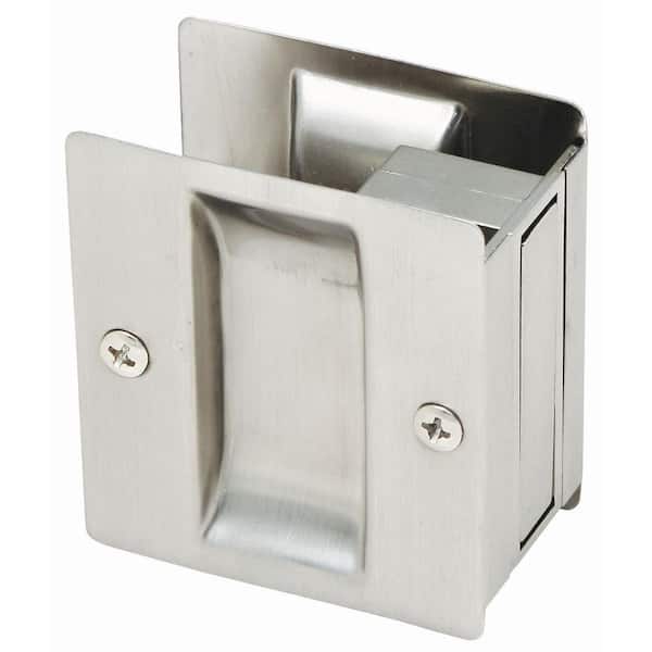 Unbranded Satin Nickel Pocket Door Lock Passage Hardware