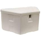 18 in. x 19 in. x 36 in. White Plastic Trailer Tongue Truck Tool Box