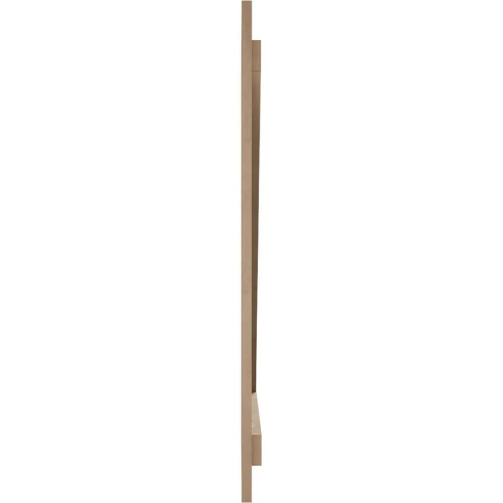 Primed Tan 28" Rustic Faux Wood Board-n-Batten Shutters