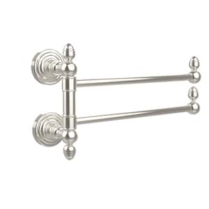 Waverly Place Collection 2 Swing Arm Towel Rail in Polished Nickel