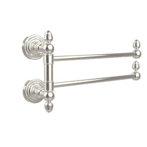 Allied Brass Waverly Place Collection 2 Swing Arm Towel Rail in Satin Brass  WP-GTB-2-SBR - The Home Depot