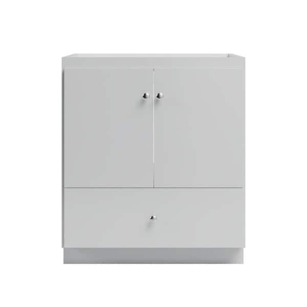 Simplicity by Strasser Slab 30 in. W x 21 in. D x 34.5 in. H Bath Vanity Cabinet without Top in Dewy Morning