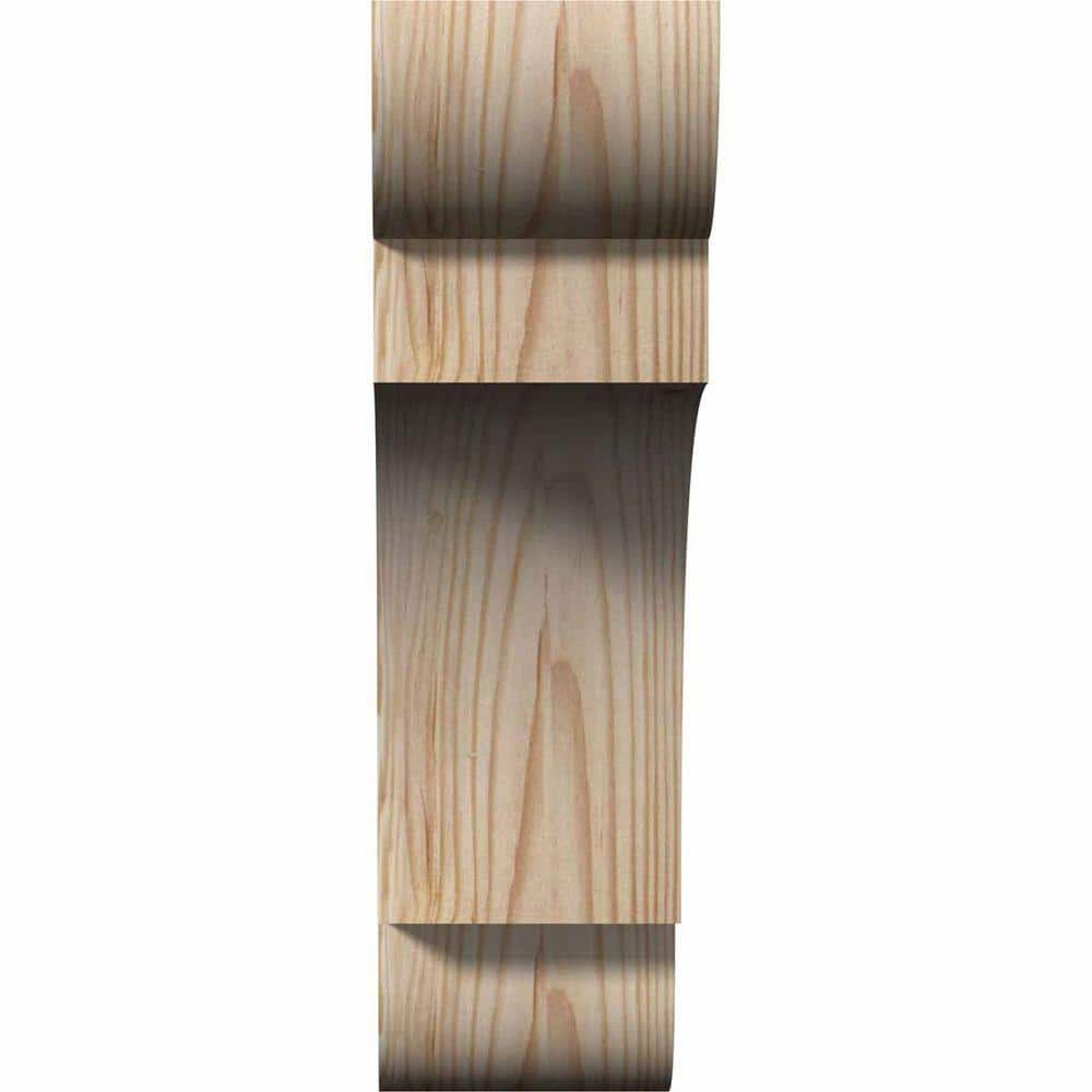 Douglas Fir Smooth 12" x 12" Rustic Corbel