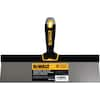 DEWALT 14 in. Stainless Steel Hammer-End Taping Knife with Soft Grip ...