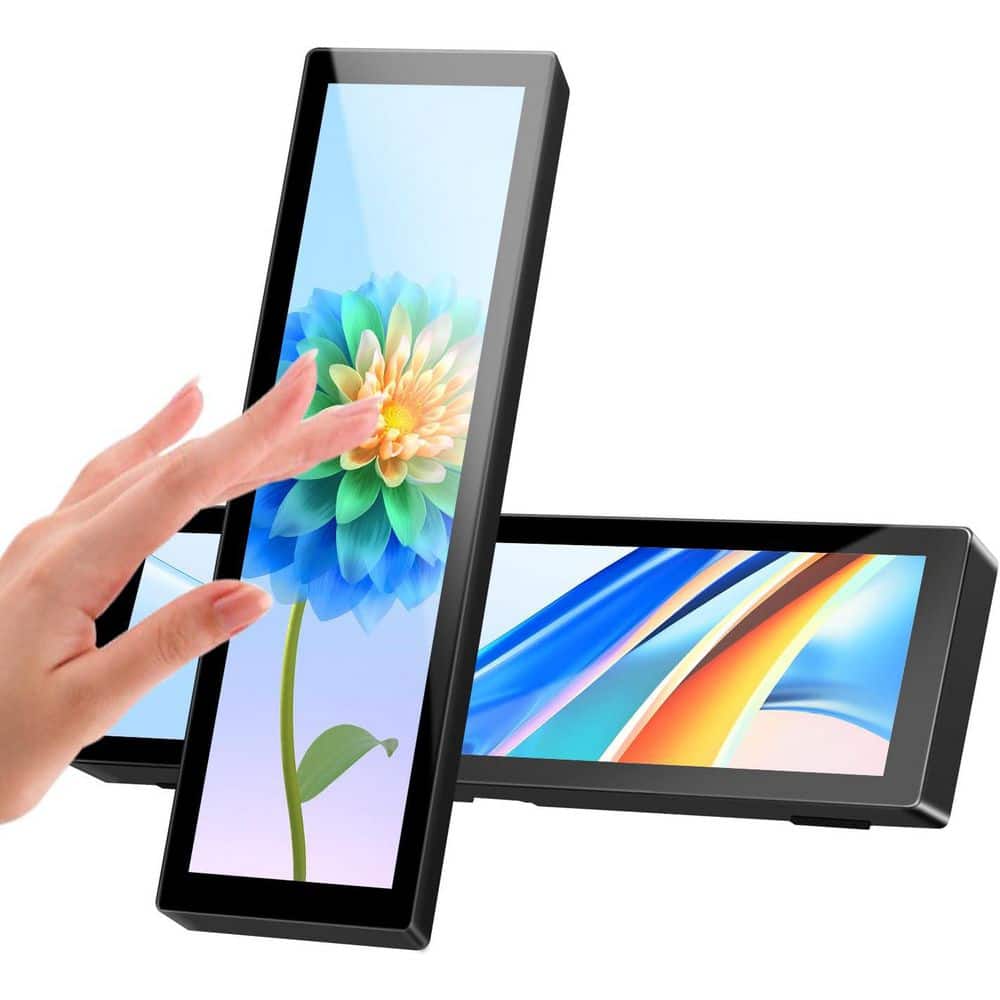 OBJLGEV 8.8 in. Touchscreen Monitor PC Temperature and Sensor