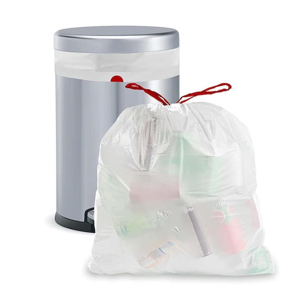 BEIDOU-PAC Trash Bags 13 Gallon, 250 Count Bulk, Clear Plastic Recycling  Garbage Bags, Multi-purpose Tall Kitchen Trash Bags Can Liners for Business