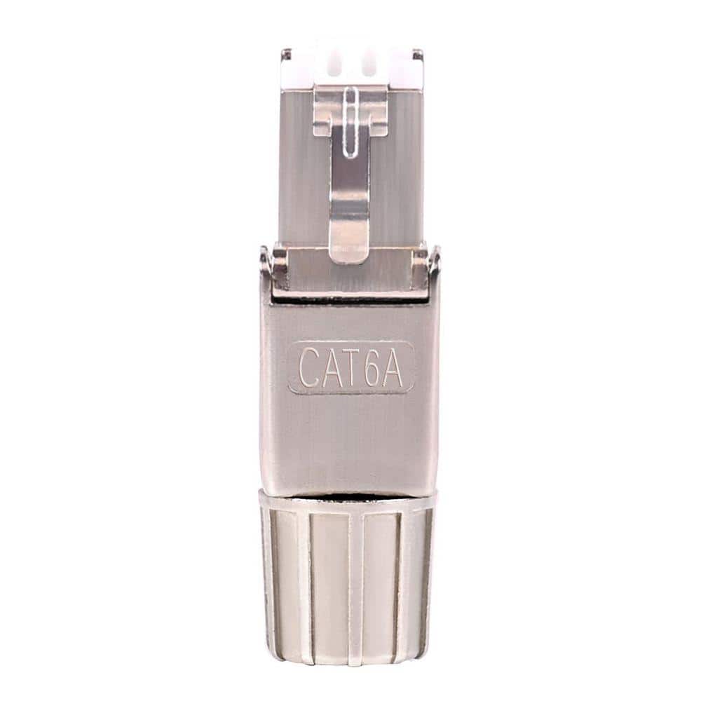 RJ45 Cat6a Field Termination Plug (2-Pack)