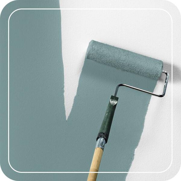 BEHR MARQUEE 1 qt. #PMD-35 Blue Agave Satin Enamel Interior Paint