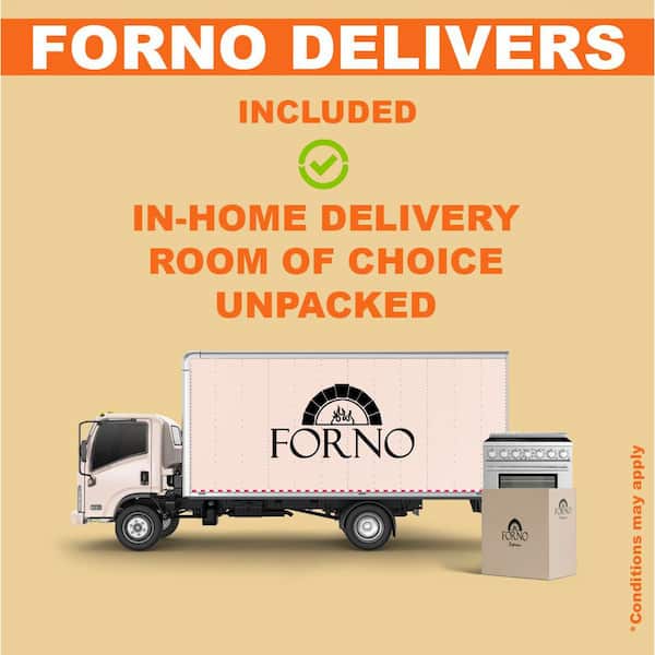 2-Piece Bundle-Capriasca 30" 5 Burner Range, Gallipoli 30" French Door Refrigerator Bottom Freezer in Stainless Steel