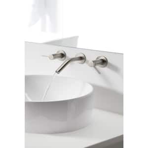 Vox Round Above Counter Vitreous China Bathroom Sink in White with No Overflow Drain