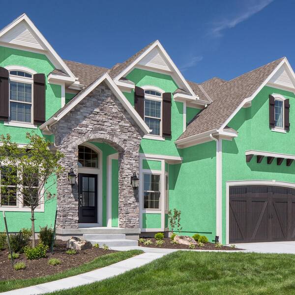 army green exterior house paint