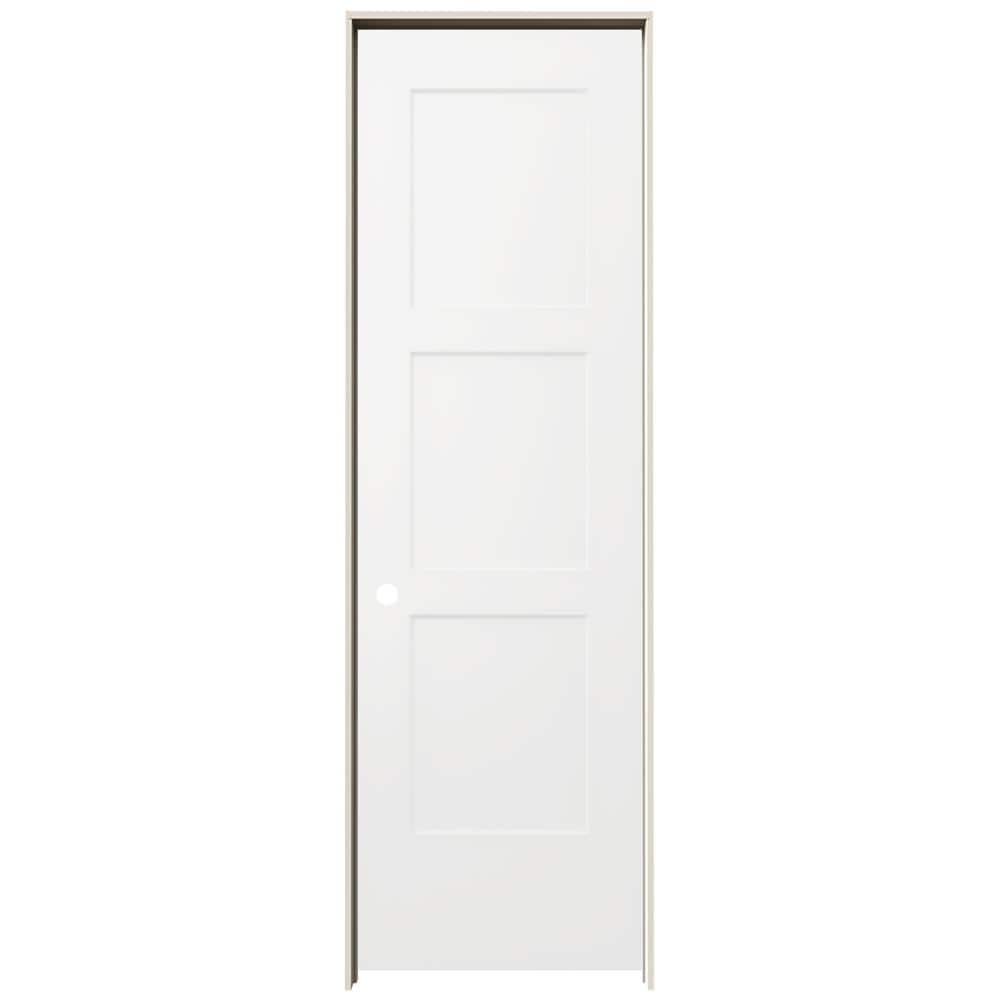 24 in. x 80 in. Birkdale White Paint Right-Hand Smooth Hollow Core Molded Composite Single Prehung Interior Door price history on PriceWatchPro