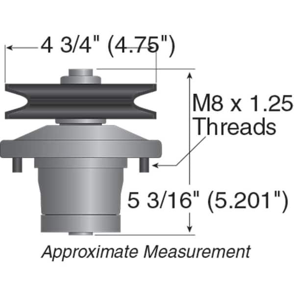 Details about   AM121342 Spindle Assembly Fits John Deere LX172 LX173 LX176 LX178 44" 48" Deck 